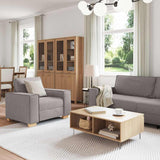 Ensemble de Canapés 3 pcs Taupe 220 x 78 x 84 cm tissu