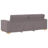 Ensemble de Canapés 3 pcs Taupe 220 x 78 x 84 cm tissu