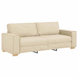 Ensemble de Canapés 3 pcs Crème 220 x 78 x 84 cm tissu