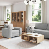 Ensemble de Canapés 3 pcs Gris 220 x 78 x 84 cm tissu