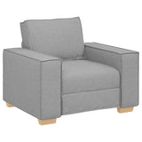 Ensemble de Canapés 3 pcs Gris 220 x 78 x 84 cm tissu