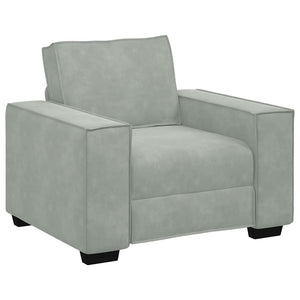 Ensemble de Canapés 3 pcs Gris 220 x 78 x 84 cm Velours