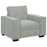 Ensemble de Canapés 3 pcs Gris 220 x 78 x 84 cm Velours