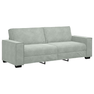 Ensemble de Canapés 3 pcs Gris 220 x 78 x 84 cm Velours