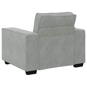 Ensemble de Canapés 3 pcs Gris 220 x 78 x 84 cm Velours