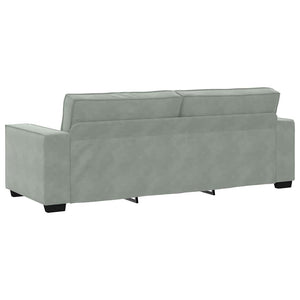 Ensemble de Canapés 3 pcs Gris 220 x 78 x 84 cm Velours