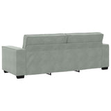 Ensemble de Canapés 3 pcs Gris 220 x 78 x 84 cm Velours