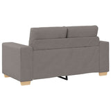 Ensemble de Canapés 2 pcs Taupe 221 x 78 x 80 cm Tissu