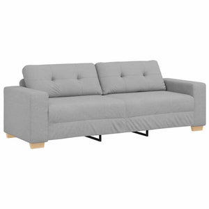 Ensemble de Canapés 2 pcs Gris 221 x 78 x 80 cm Tissu