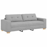 Ensemble de Canapés 2 pcs Gris 221 x 78 x 80 cm Tissu