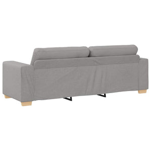 Ensemble de Canapés 2 pcs Gris 221 x 78 x 80 cm Tissu