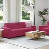 Ensemble de Canapés 2 pcs Rouge bordeaux 221 x 78 x 80 cm