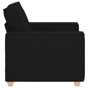 Canapé Fauteuil Noir 60 cm Tissu