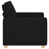 Canapé Fauteuil Noir 60 cm Tissu