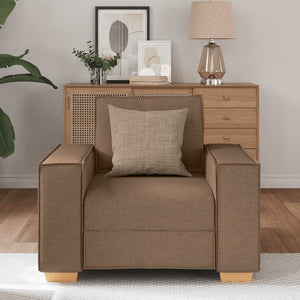 Canapé Fauteuil Marron 60 cm Tissu