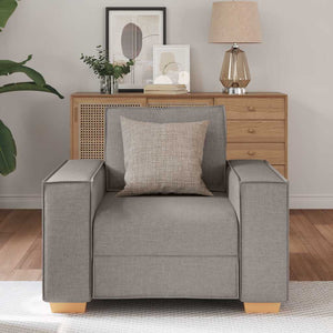 Canapé-chaise Taupe 60 cm Tissu