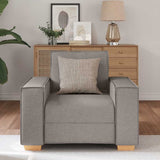 Canapé-chaise Taupe 60 cm Tissu