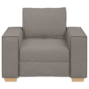 Canapé-chaise Taupe 60 cm Tissu
