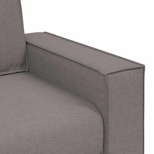 Canapé-chaise Taupe 60 cm Tissu
