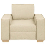 Canapé-chaise Crème 60 cm Tissu
