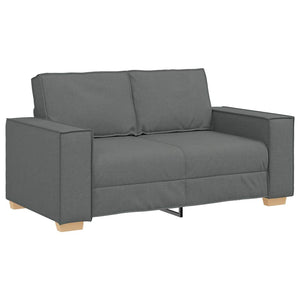Canapé 2 places Gris foncé 120 cm Tissu