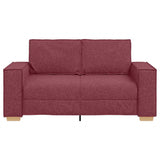 Canapé 2 places Rouge vin 120 cm Tissu