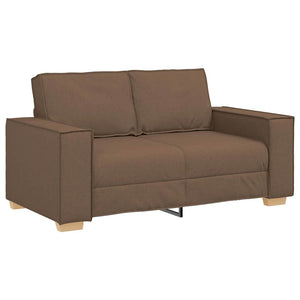 Canapé 2 places Marron 120 cm Tissu
