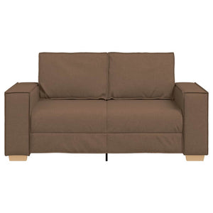 Canapé 2 places Marron 120 cm Tissu