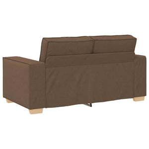 Canapé 2 places Marron 120 cm Tissu