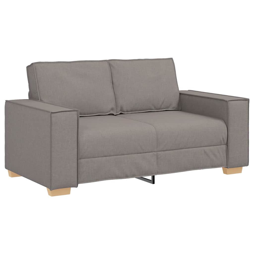 Canapé 2 places Taupe 120 cm Tissu