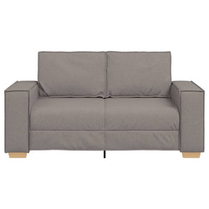 Canapé 2 places Taupe 120 cm Tissu