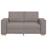 Canapé 2 places Taupe 120 cm Tissu
