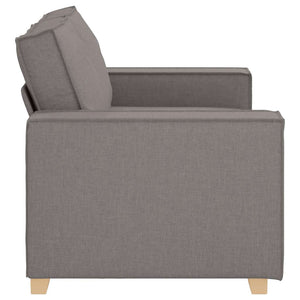 Canapé 2 places Taupe 120 cm Tissu