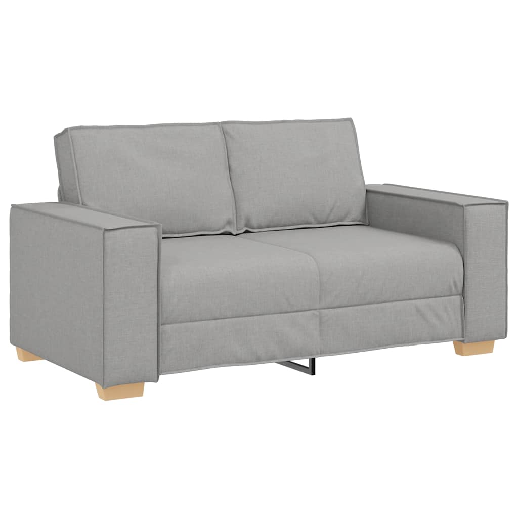 Canapé 2 places Gris nuage 120 cm Tissu