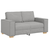 Canapé 2 places Gris nuage 120 cm Tissu