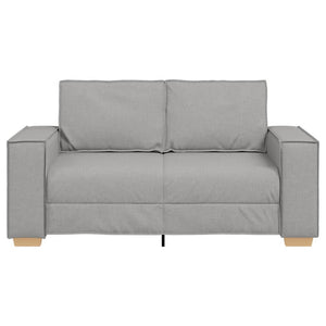 Canapé 2 places Gris nuage 120 cm Tissu