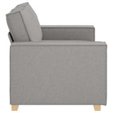 Canapé 2 places Gris nuage 120 cm Tissu