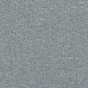 Canapé 2 places Gris clair 140 cm Tissu