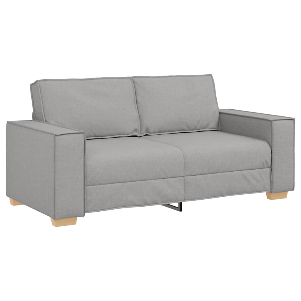 Canapé 2 places Gris nuage 140 cm Tissu