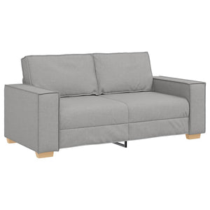 Canapé 2 places Gris nuage 140 cm Tissu