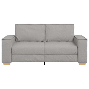 Canapé 2 places Gris nuage 140 cm Tissu