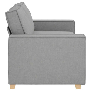 Canapé 2 places Gris nuage 140 cm Tissu
