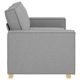 Canapé 2 places Gris nuage 140 cm Tissu