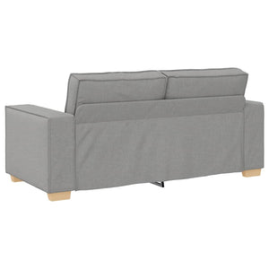 Canapé 2 places Gris nuage 140 cm Tissu
