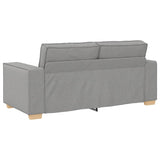 Canapé 2 places Gris nuage 140 cm Tissu