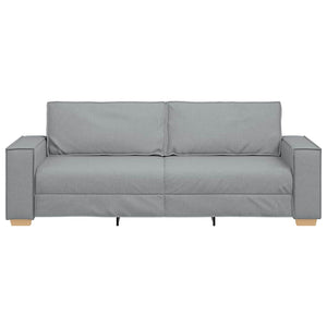 Canapé 3 places Gris clair 180 cm Tissu