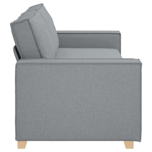 Canapé 3 places Gris clair 180 cm Tissu