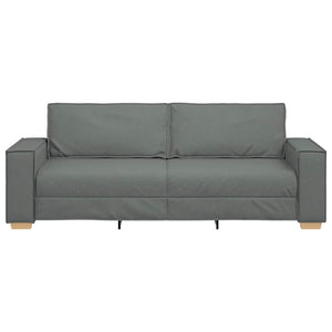 Canapé 3 places Gris foncé 180 cm Tissu