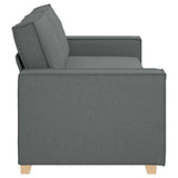 Canapé 3 places Gris foncé 180 cm Tissu