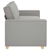 Canapé 3 places Gris nuage 180 cm Tissu